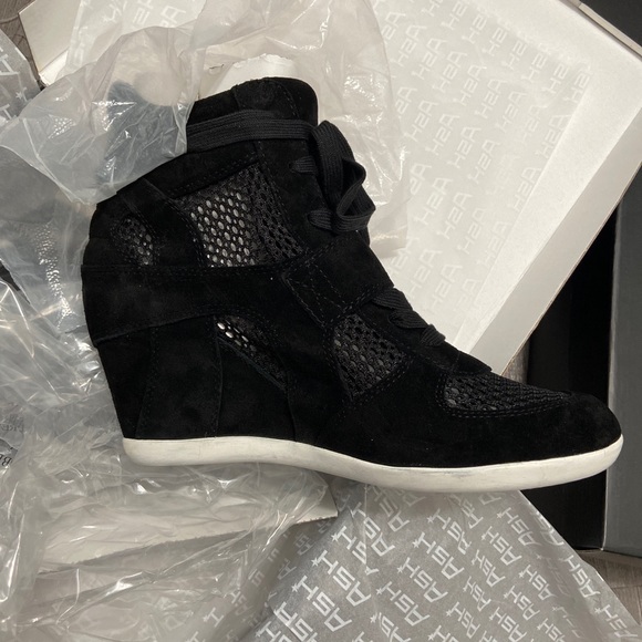 COPY - Ash Bowie Suede Perforated Wedge Sneaker 38 - Picture 8 of 10